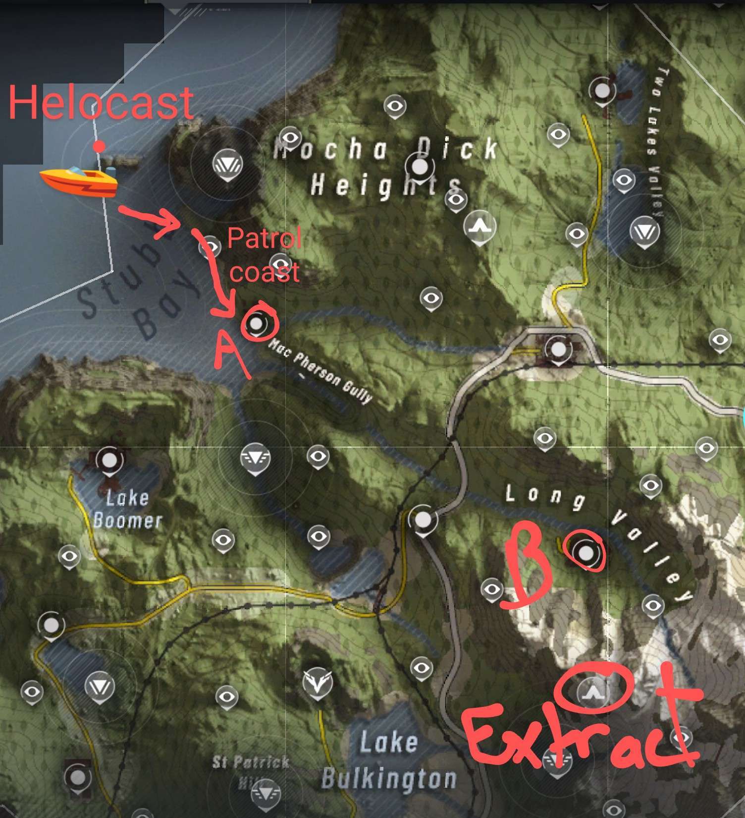 Operation Oculus tacmap